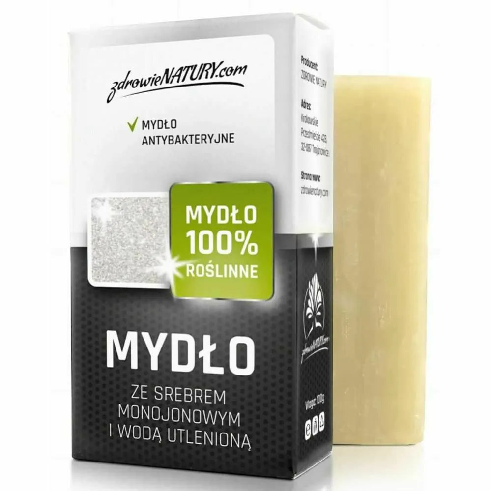 Mydło ze Srebrem i Wodą Utlenioną 100 g - Zdrowie Natury