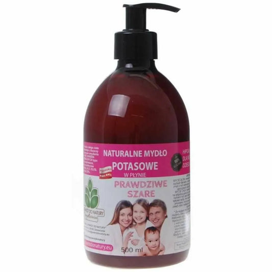 Mydło Potasowe w Płynie Prawdziwe Szare 0,5 l - Mydlarnia Powrót do Natury