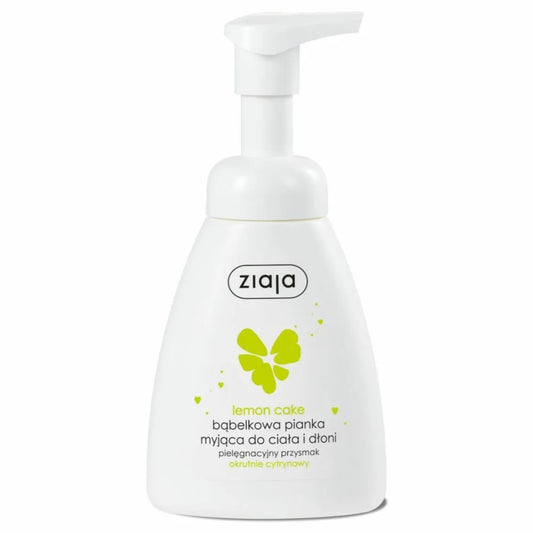 Bąbelkowa Pianka Myjąca do Ciała i Dłoni LEMON CAKE 250 ml - Ziaja
