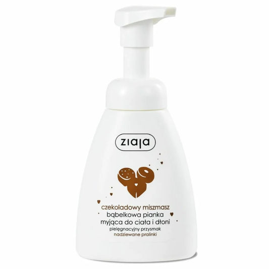 Bąbelkowa Pianka Myjąca do Ciała i Dłoni CZEKOLADOWY MISZMASZ 250 ml - Ziaja